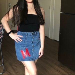 UMD DENIM GAMEDAY SKIRT